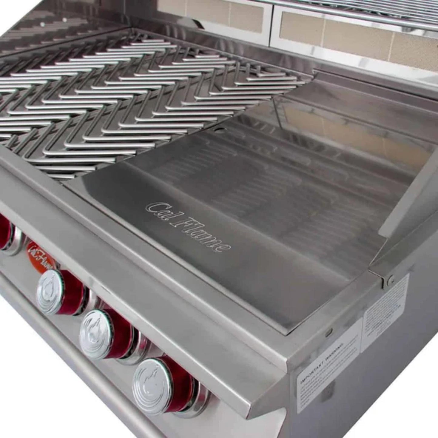 Cal Flame Convection 4 Burner 32 Inch Built In Grill