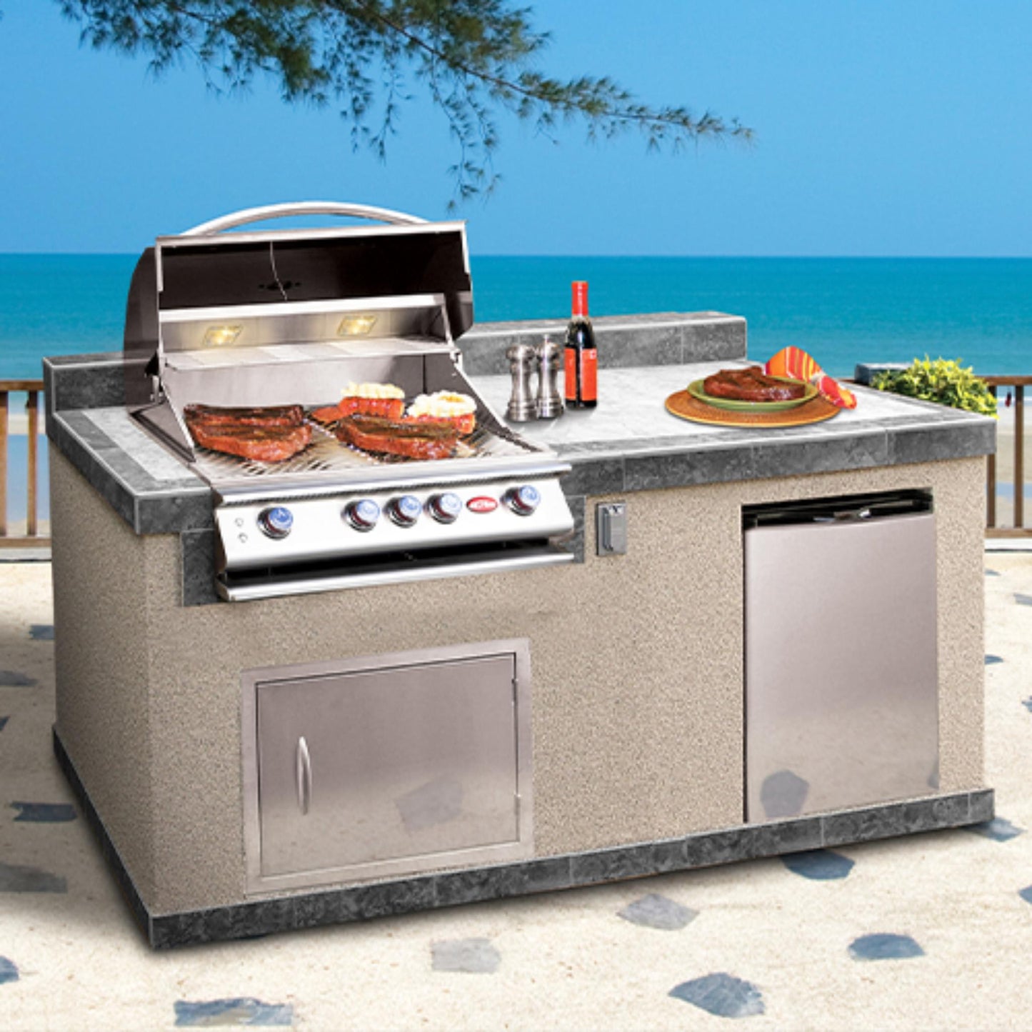 Cal Flame Baja Q 710 Escape Series BBQ Islands