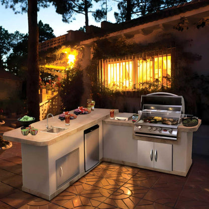 Cal Flame Carmel Q 870R/L Platinum Series BBQ Island