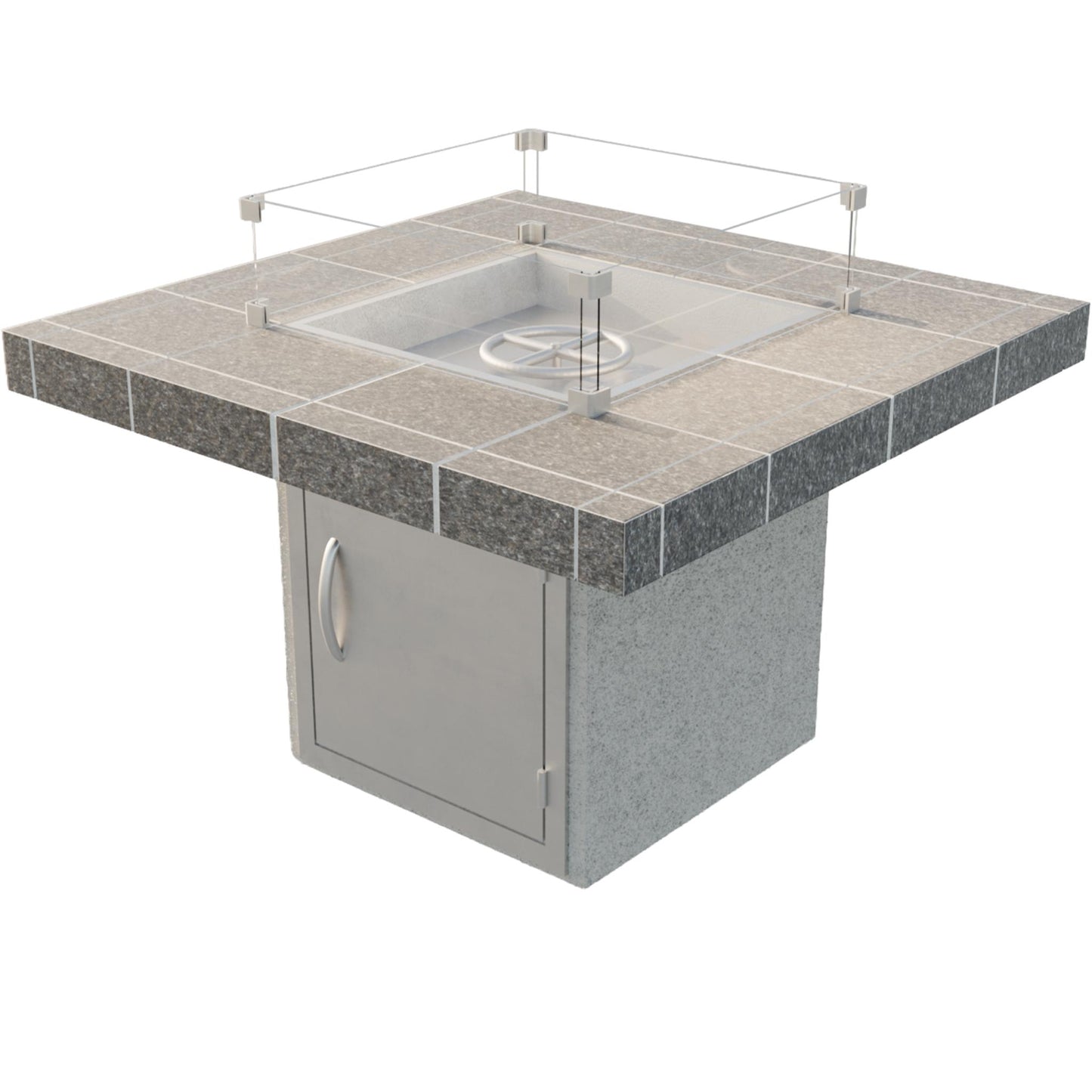 Cal Flame Mesa – Modern Contemporary Outdoor Gas Fire Pit