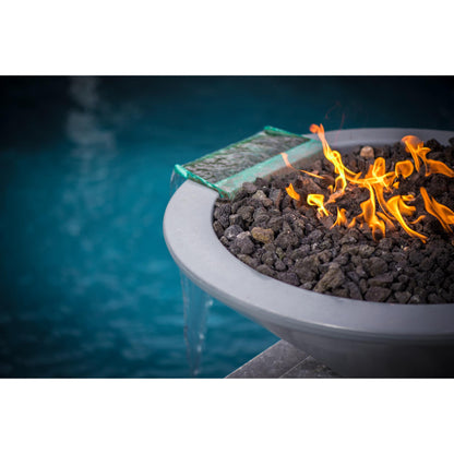 The Outdoor Plus Cazo Fire & Water Bowl – Hammered Patina Copper