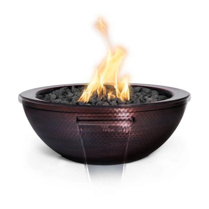The Outdoor Plus Sedona Fire & Water Bowl – Hammered Patina Copper