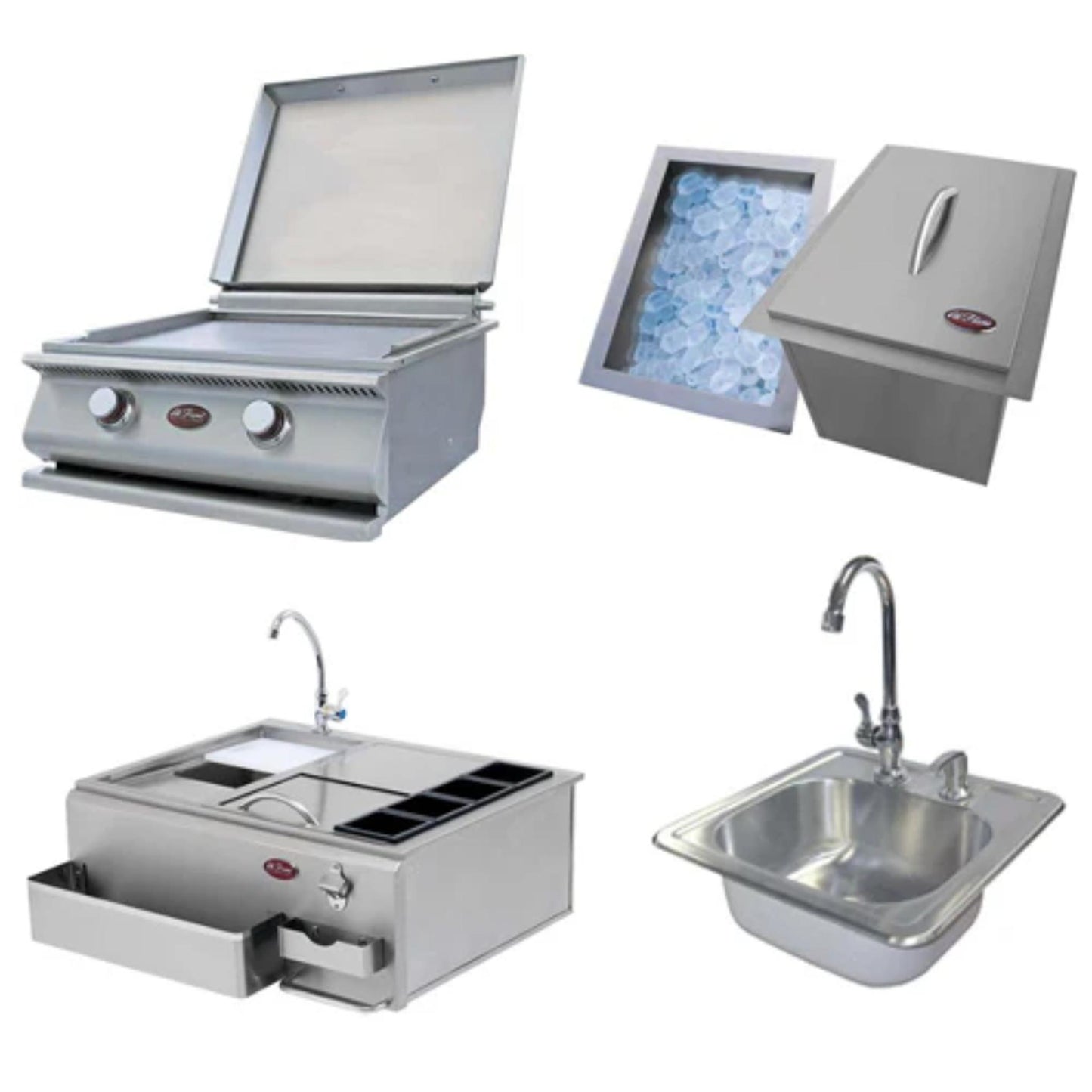 Cal Flame Costa Q PV6004 Escape Series BBQ Island