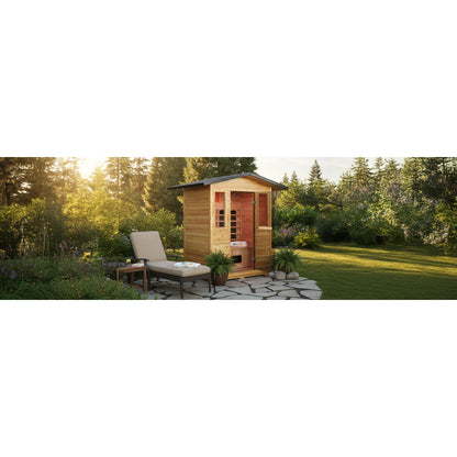 Solara-Outdoor 3-Person Infrared Sauna