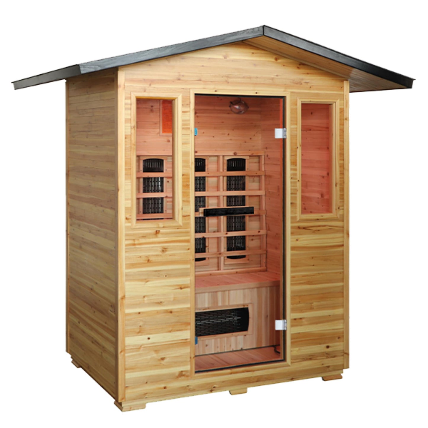 Solara-Outdoor 3-Person Infrared Sauna