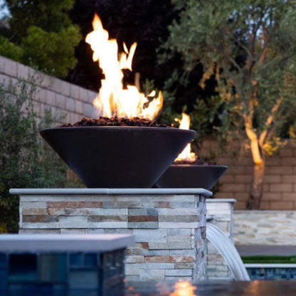 The Outdoor Plus CAZO FIRE BOWL ® – GFRC CONCRETE