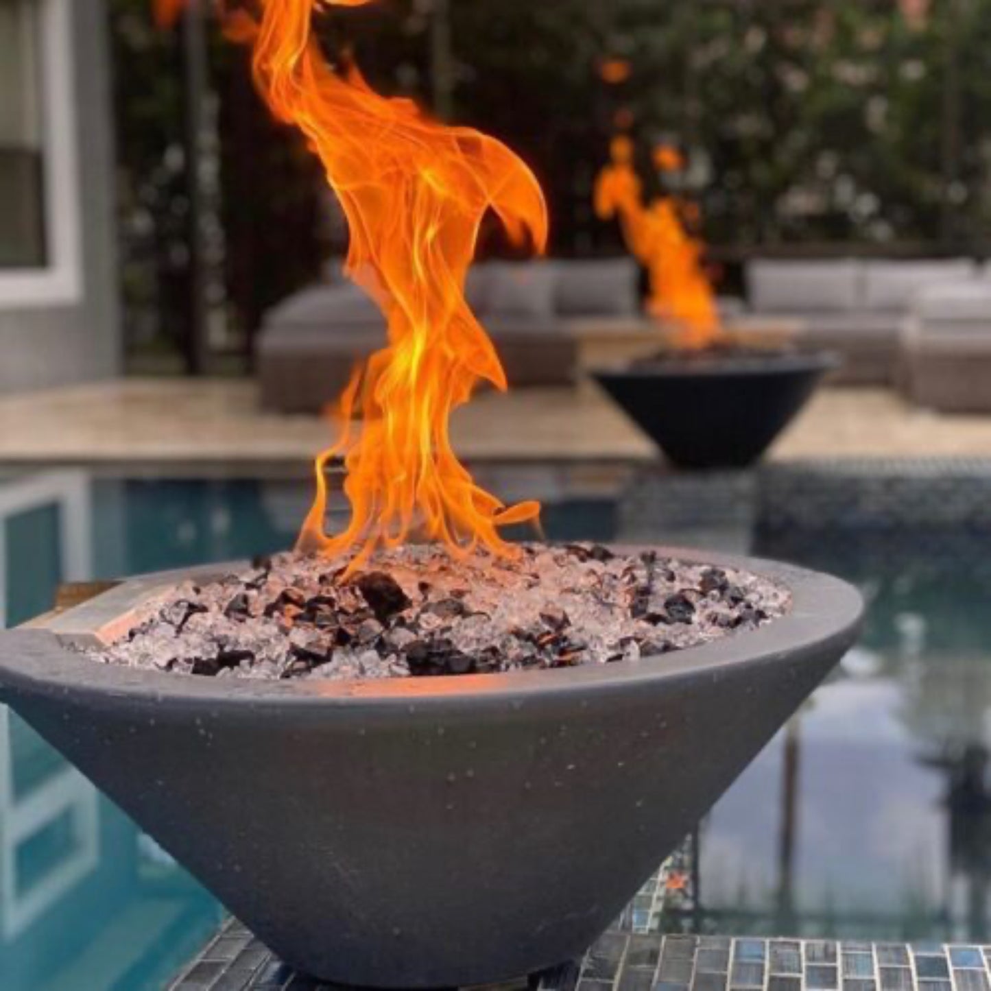 The Outdoor Plus CAZO FIRE BOWL ® – GFRC CONCRETE