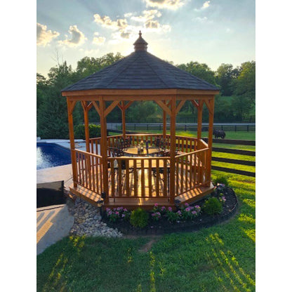 Amish Country Gazebo Wood Gazebo in-a-Box
