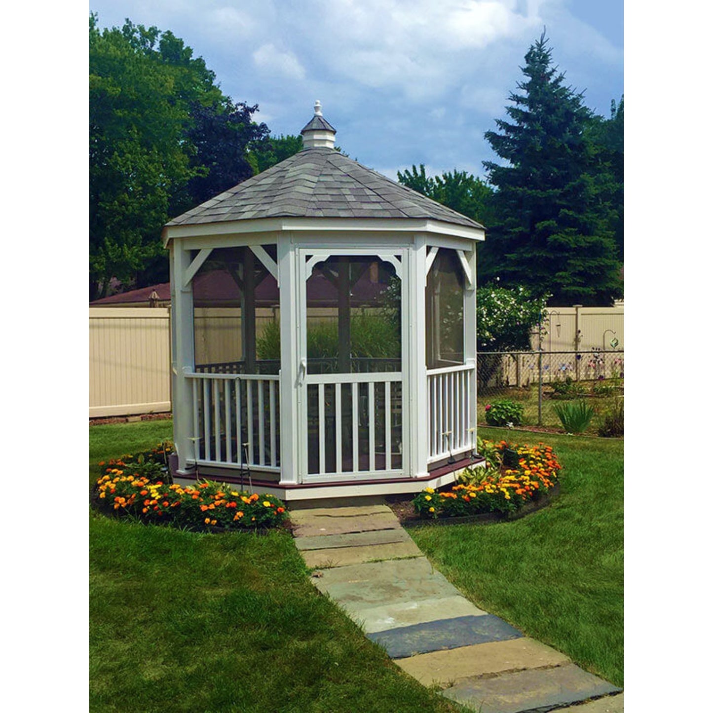 Amish Country Gazebo Vinyl Gazebo in-a-Box
